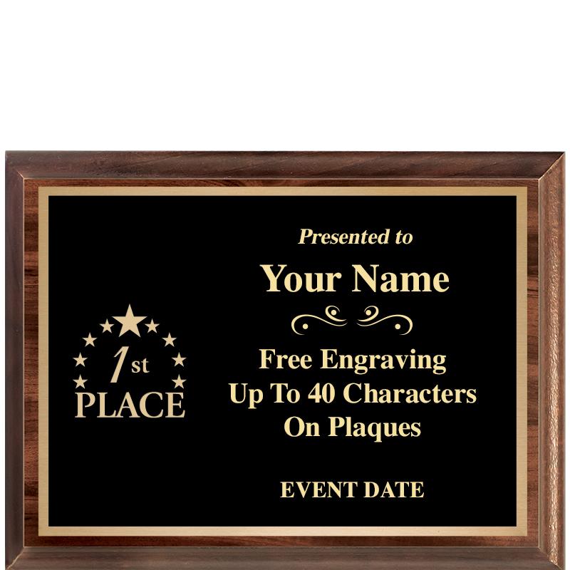 8X6 CLASSIC WOOD PLAQUE