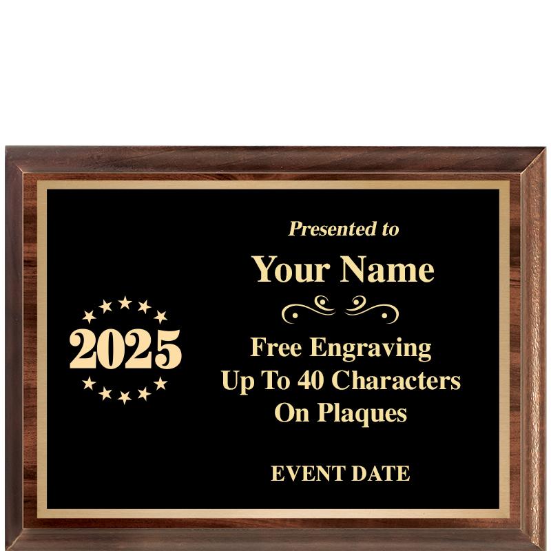 8X6 CLASSIC WOOD PLAQUE