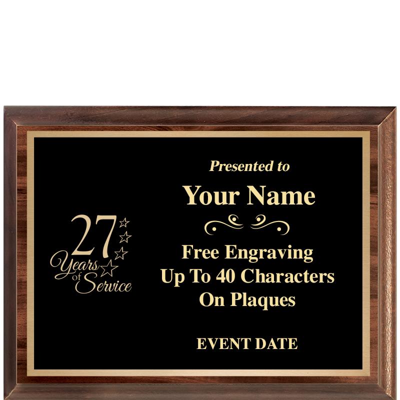 8X6 CLASSIC WOOD PLAQUE