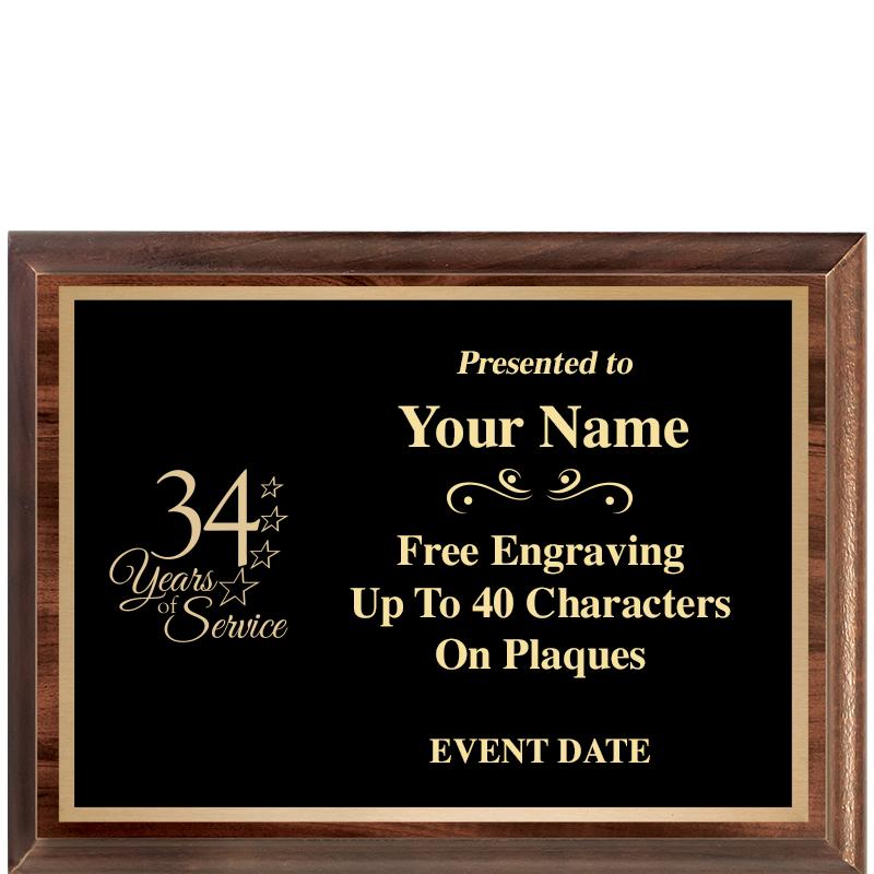 8X6 CLASSIC WOOD PLAQUE