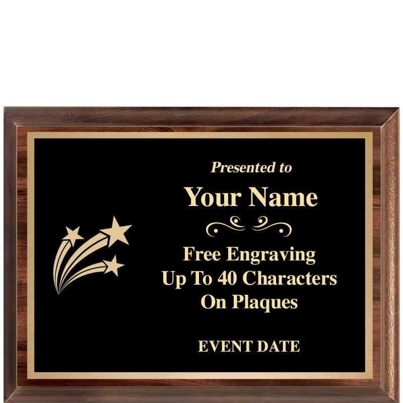 8X6 CLASSIC WOOD PLAQUE