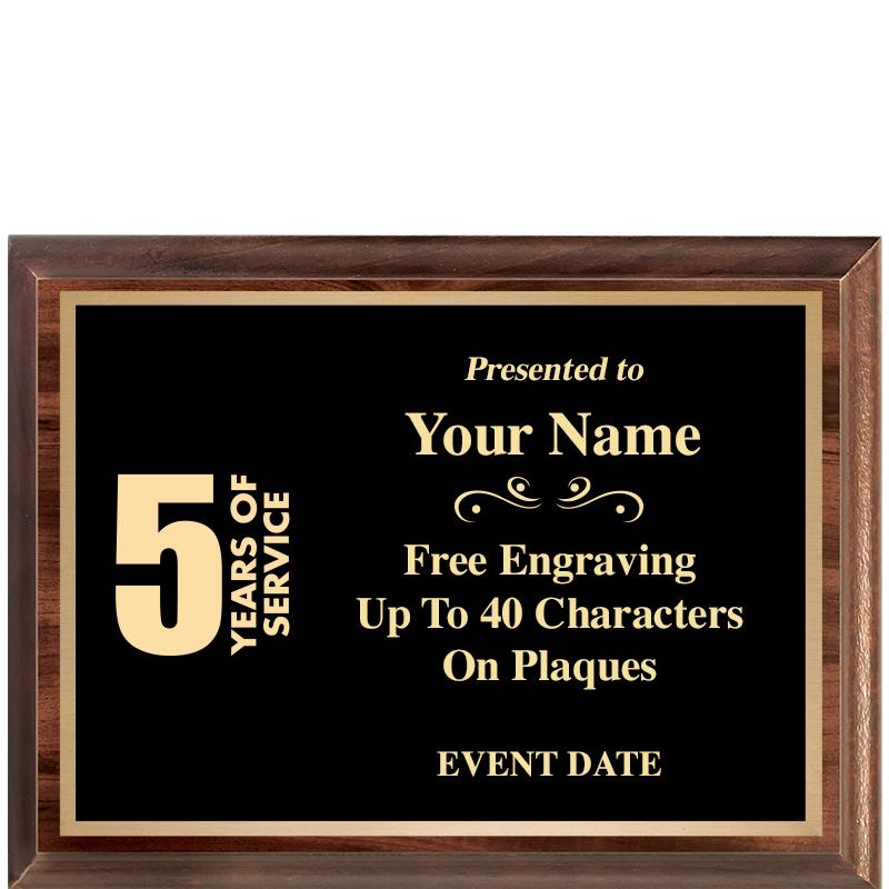 8X6 CLASSIC WOOD PLAQUE