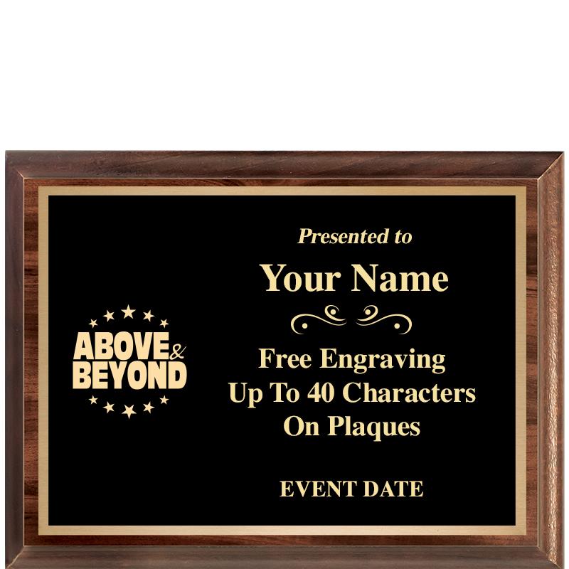 8X6 CLASSIC WOOD PLAQUE