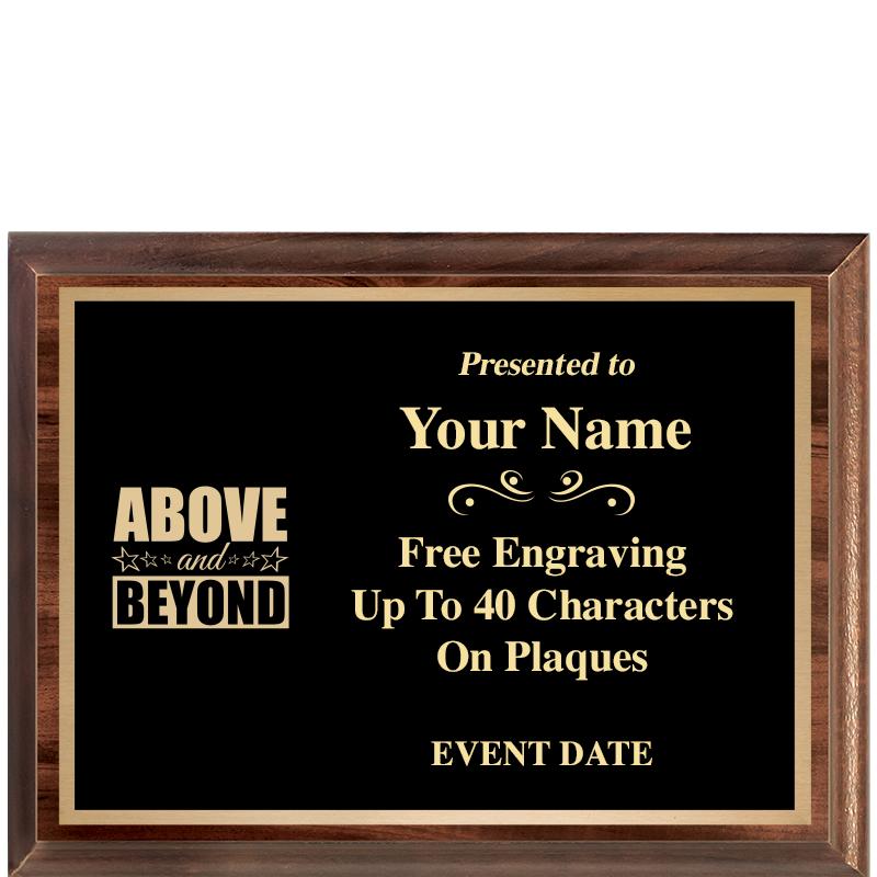 8X6 CLASSIC WOOD PLAQUE