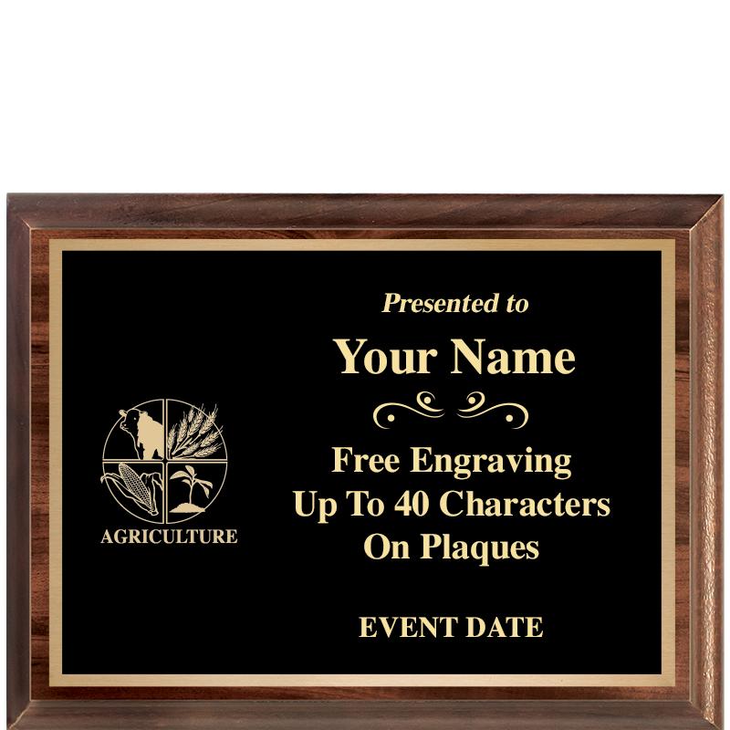 8X6 CLASSIC WOOD PLAQUE