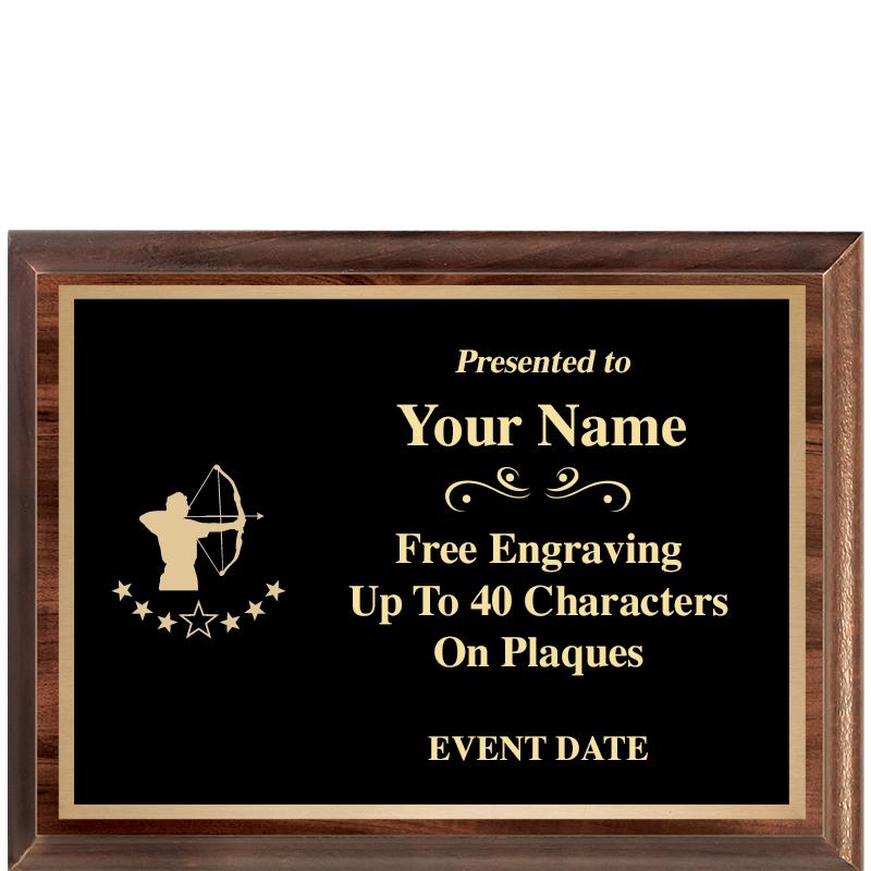 8X6 CLASSIC WOOD PLAQUE