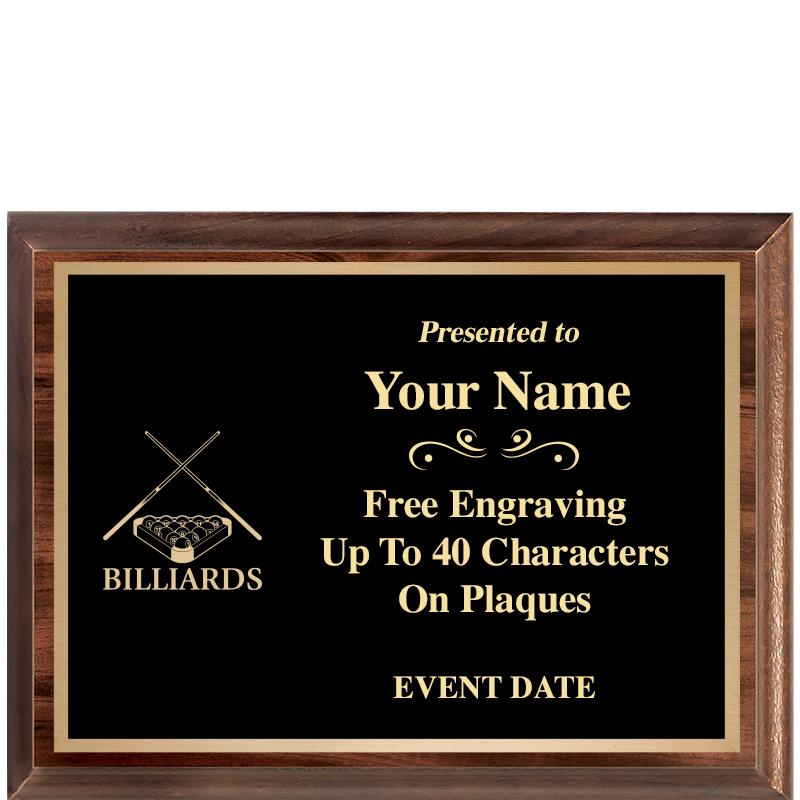 8X6 CLASSIC WOOD PLAQUE