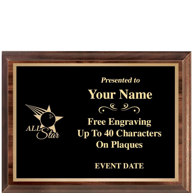 8X6 CLASSIC WOOD PLAQUE