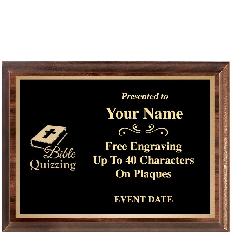 8X6 CLASSIC WOOD PLAQUE