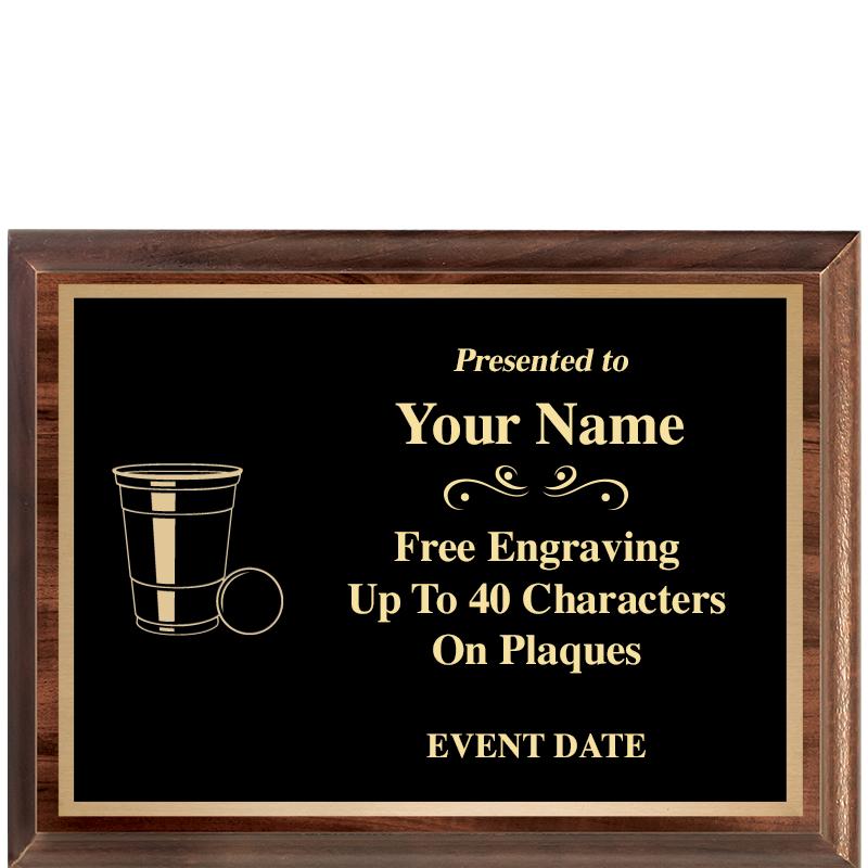 8X6 CLASSIC WOOD PLAQUE