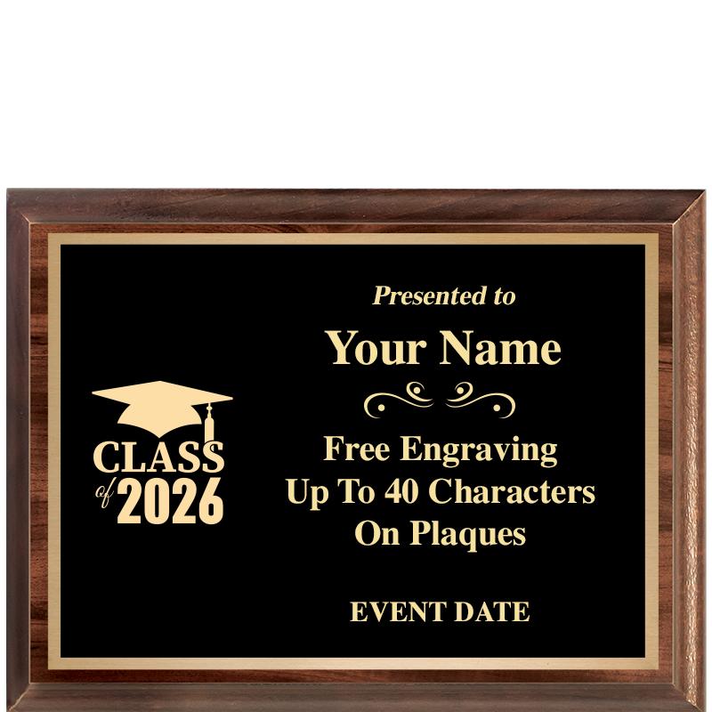 8X6 CLASSIC WOOD PLAQUE