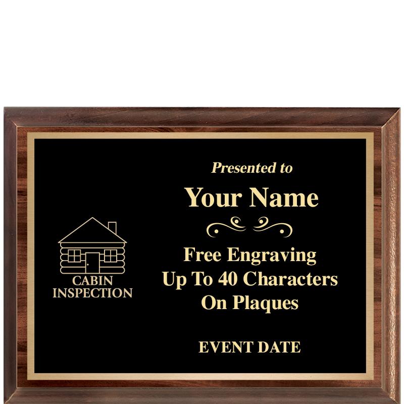 8X6 CLASSIC WOOD PLAQUE