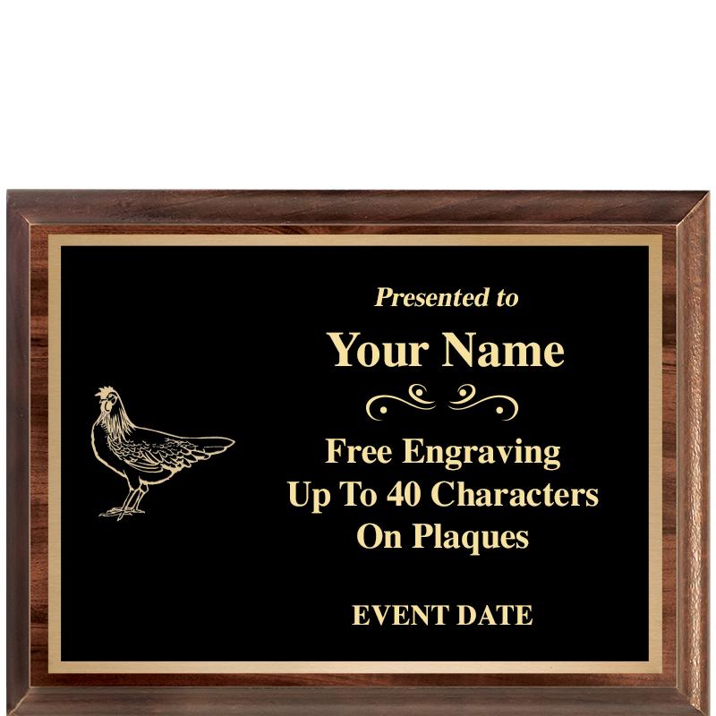 8X6 CLASSIC WOOD PLAQUE