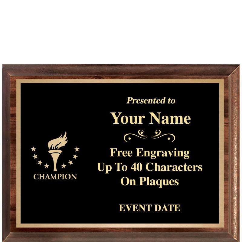 8X6 CLASSIC WOOD PLAQUE