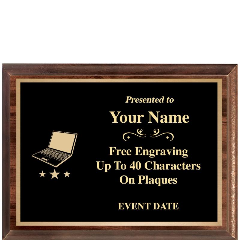 8X6 CLASSIC WOOD PLAQUE