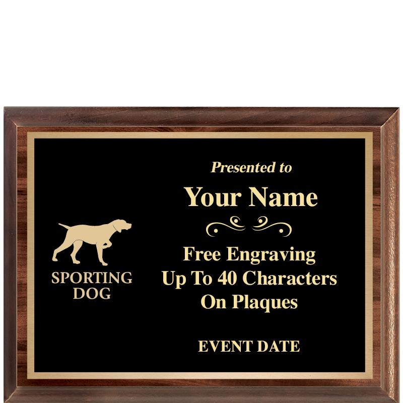 8X6 CLASSIC WOOD PLAQUE
