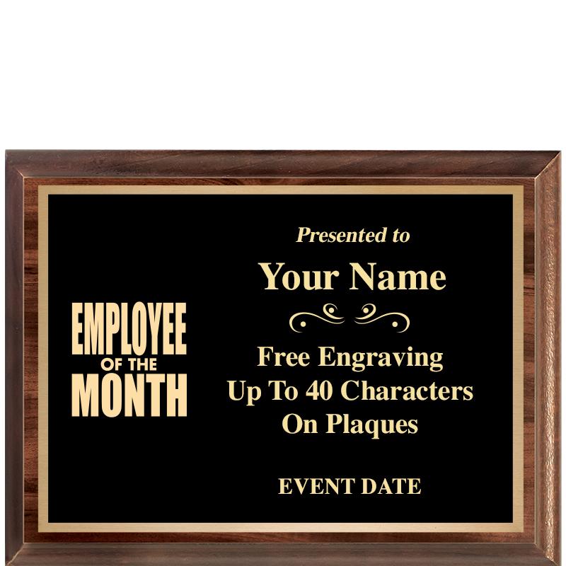 8X6 CLASSIC WOOD PLAQUE