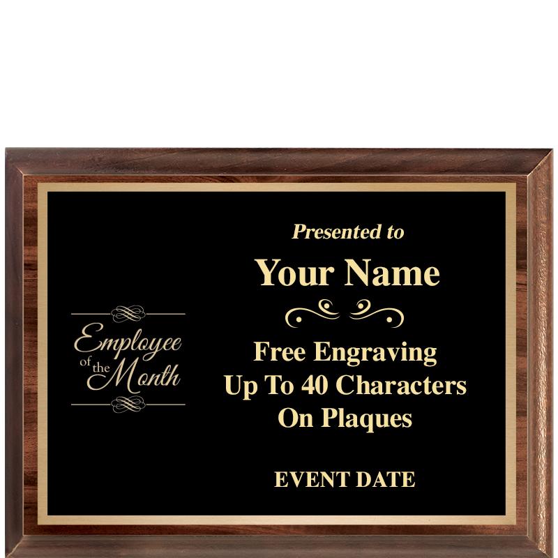 8X6 CLASSIC WOOD PLAQUE