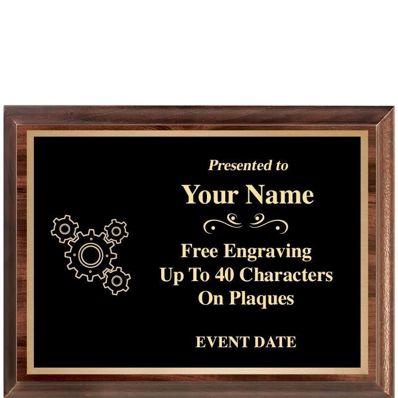 8X6 CLASSIC WOOD PLAQUE