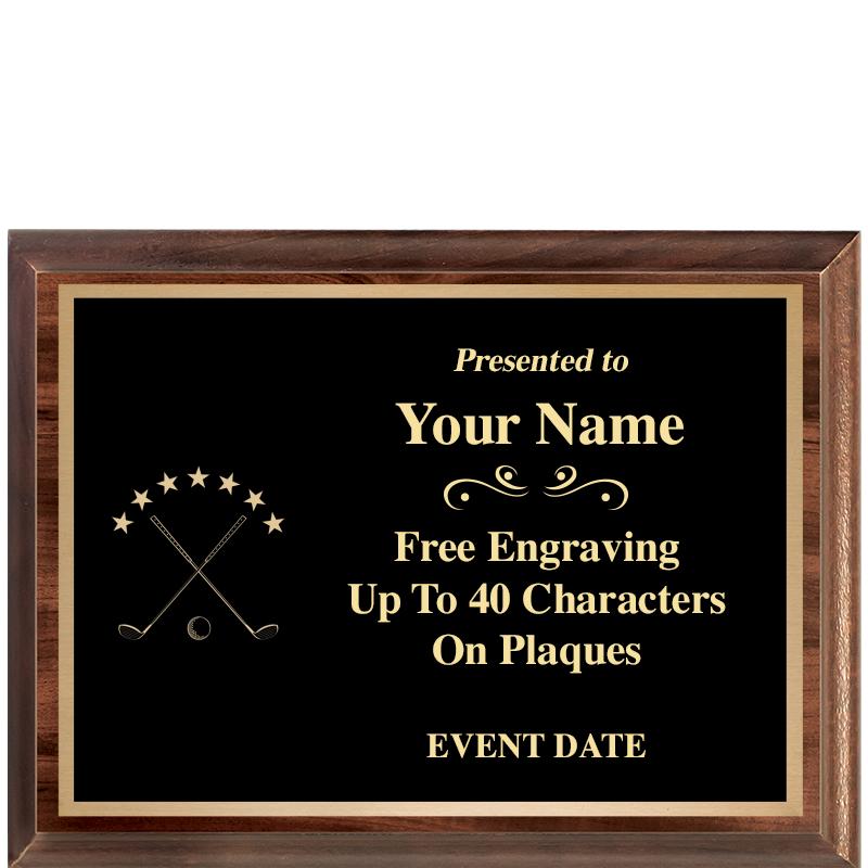 8X6 CLASSIC WOOD PLAQUE