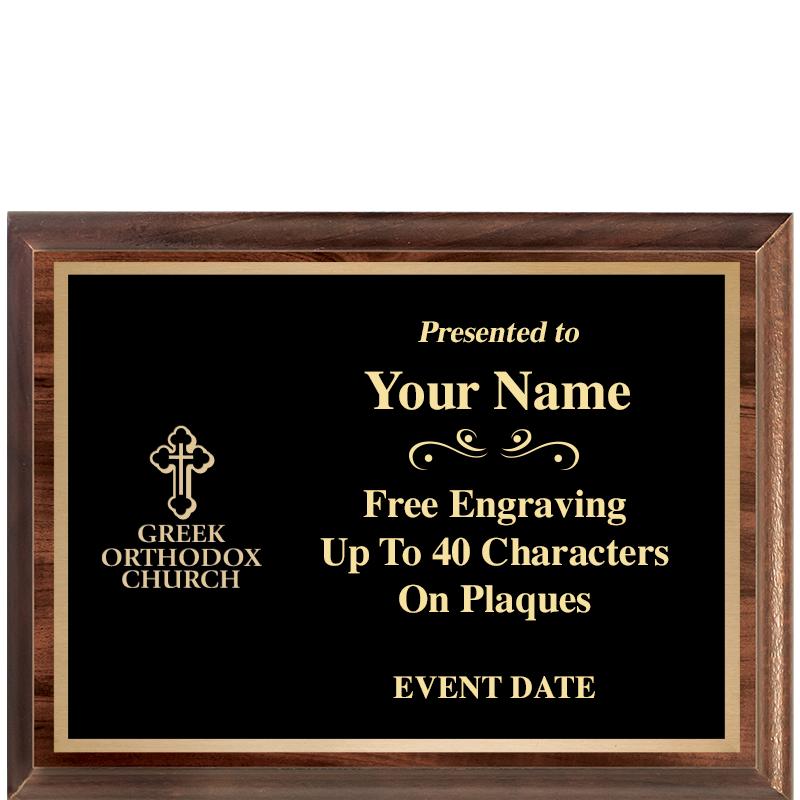 8X6 CLASSIC WOOD PLAQUE