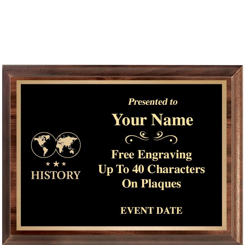 8X6 CLASSIC WOOD PLAQUE