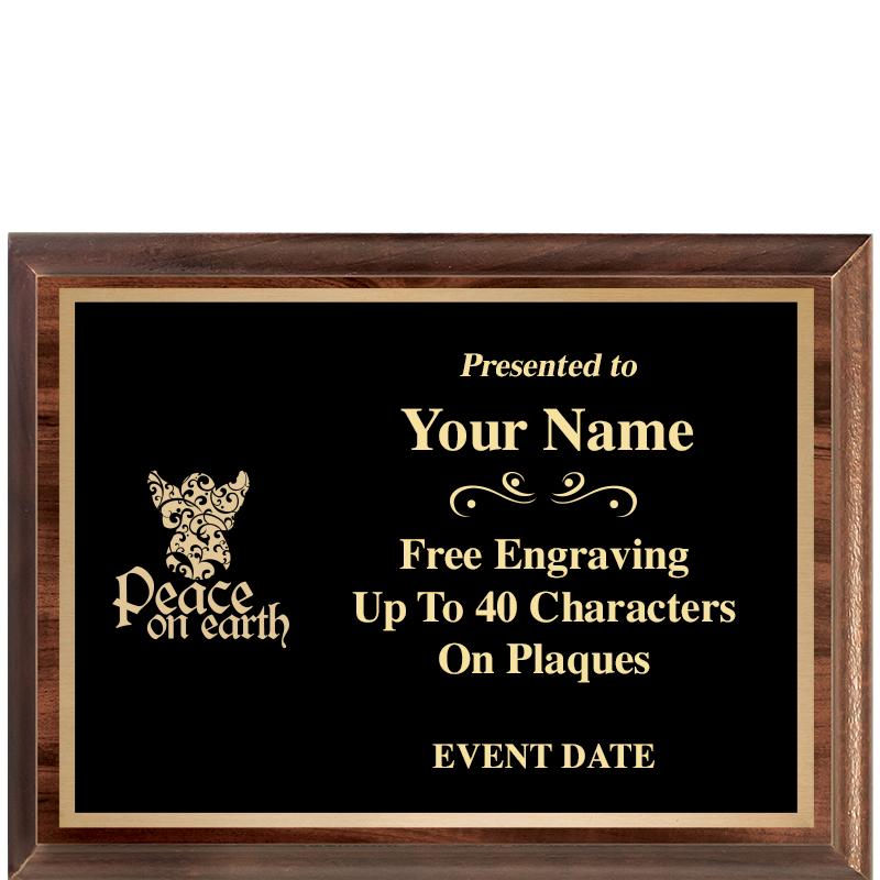 8X6 CLASSIC WOOD PLAQUE