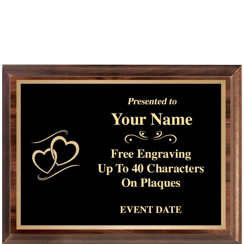 8X6 CLASSIC WOOD PLAQUE