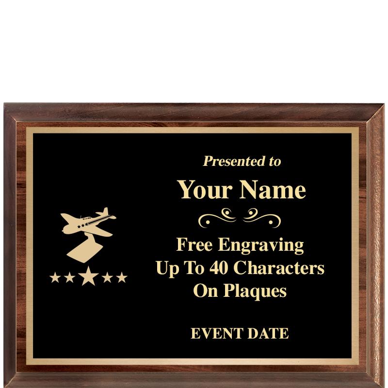 8X6 CLASSIC WOOD PLAQUE