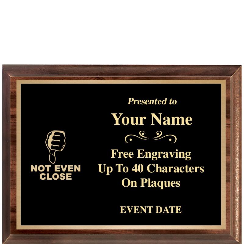 8X6 CLASSIC WOOD PLAQUE