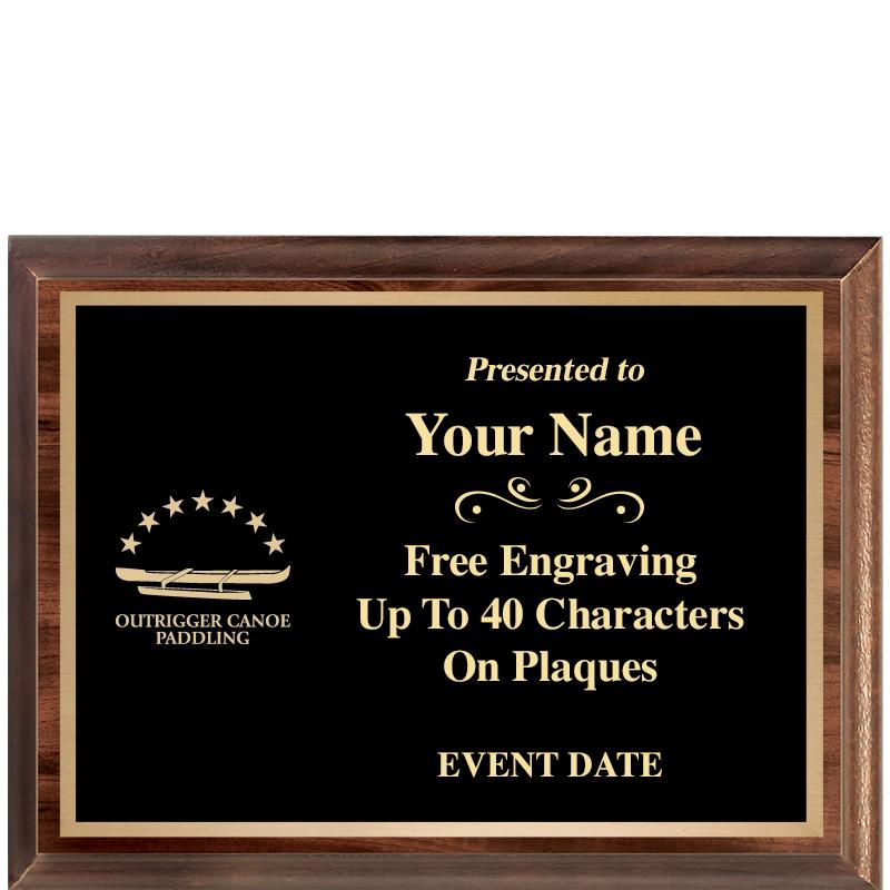 8X6 CLASSIC WOOD PLAQUE