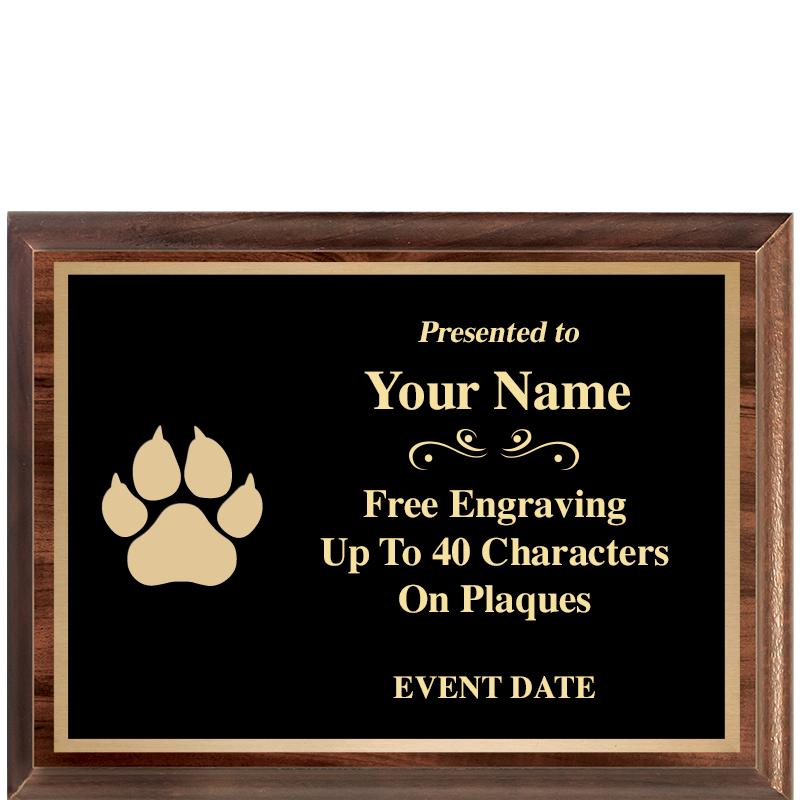 8X6 CLASSIC WOOD PLAQUE