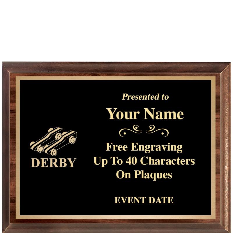 8X6 CLASSIC WOOD PLAQUE