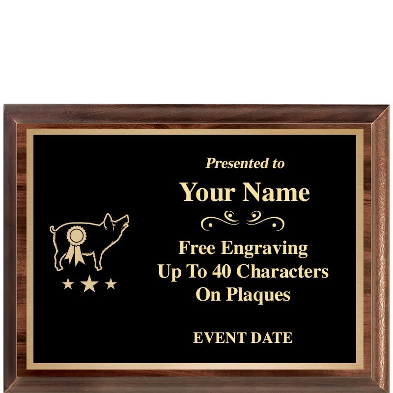 8X6 CLASSIC WOOD PLAQUE