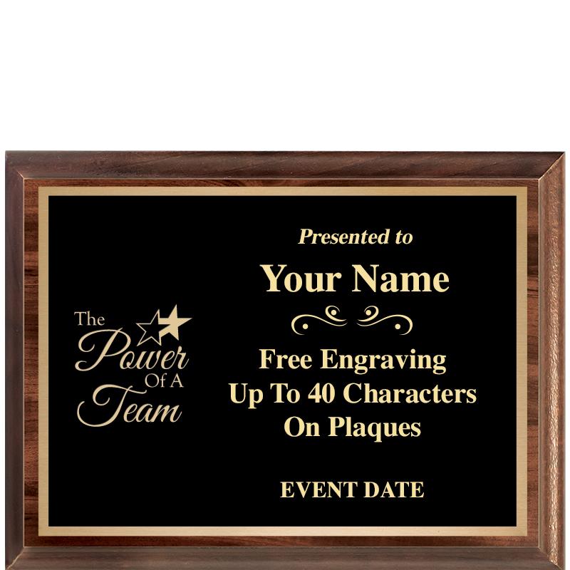 8X6 CLASSIC WOOD PLAQUE