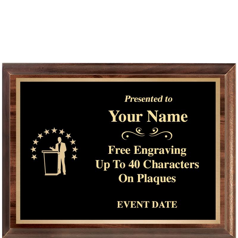 8X6 CLASSIC WOOD PLAQUE