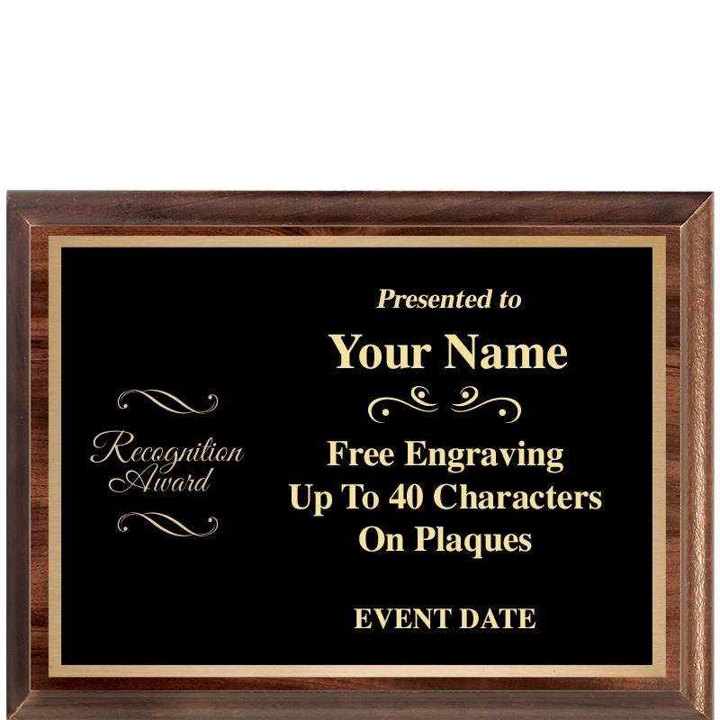 8X6 CLASSIC WOOD PLAQUE