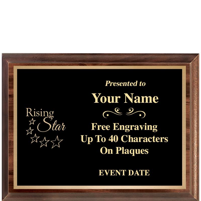 8X6 CLASSIC WOOD PLAQUE