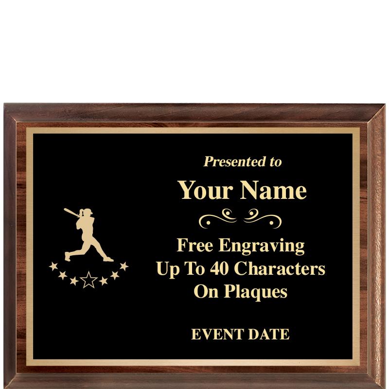 8X6 CLASSIC WOOD PLAQUE