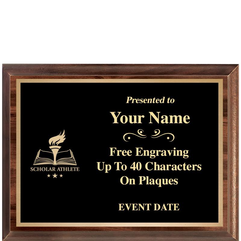 8X6 CLASSIC WOOD PLAQUE