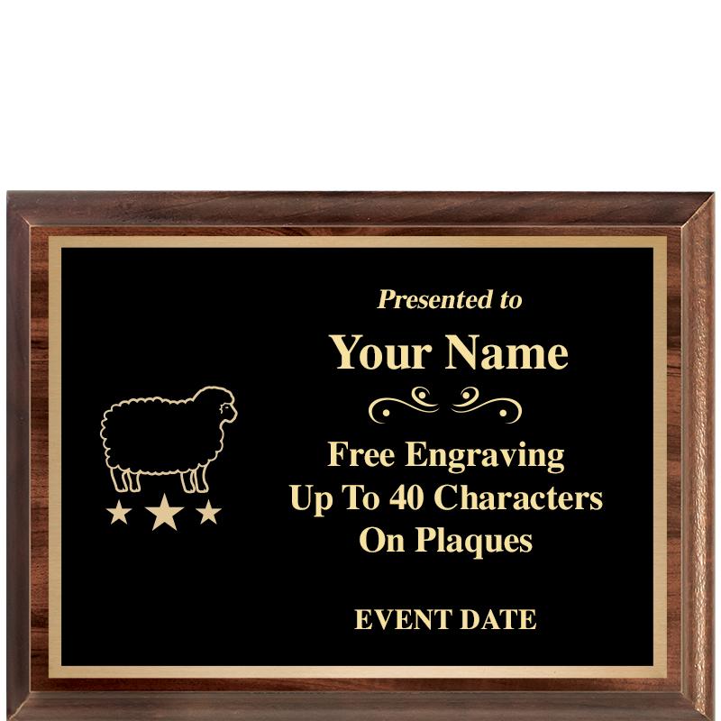 8X6 CLASSIC WOOD PLAQUE