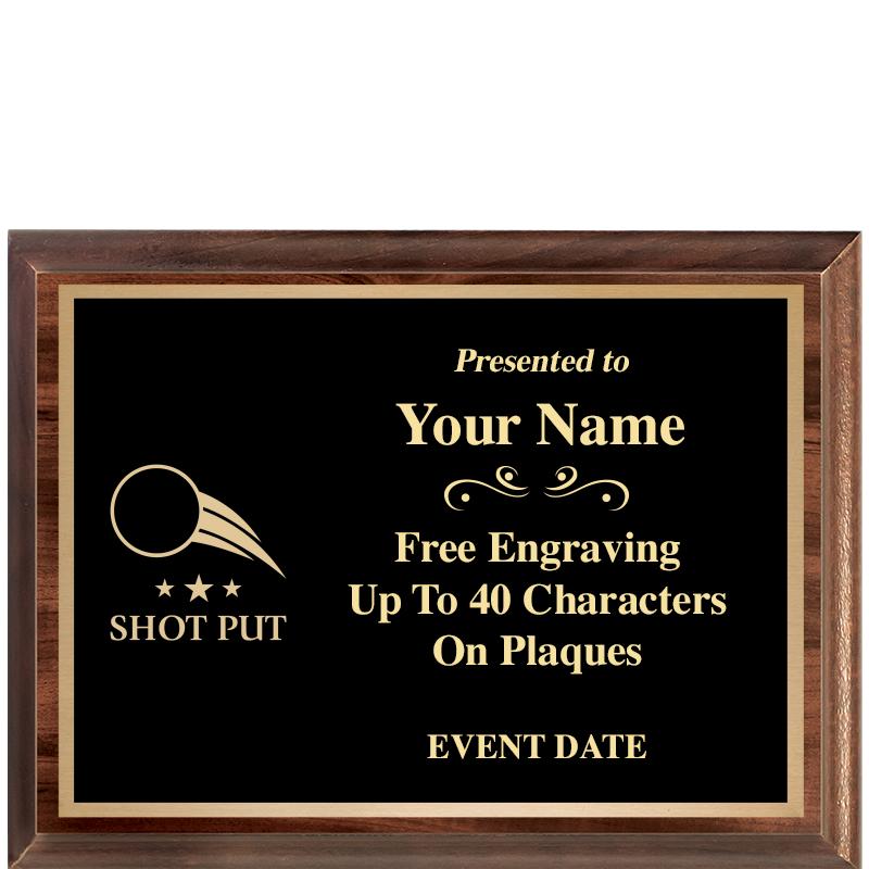 8X6 CLASSIC WOOD PLAQUE