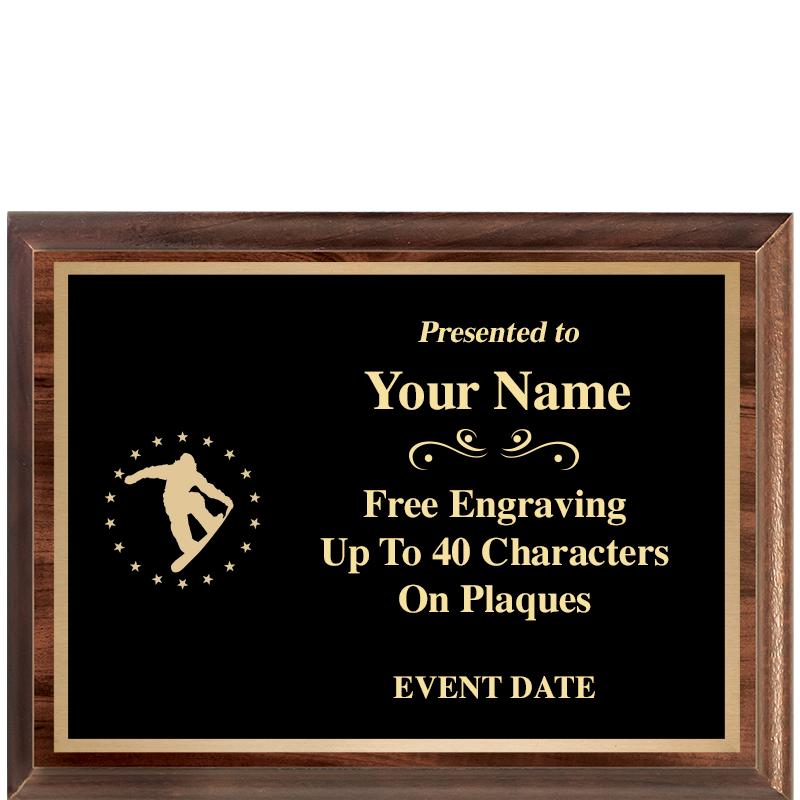 8X6 CLASSIC WOOD PLAQUE