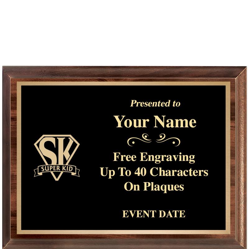 8X6 CLASSIC WOOD PLAQUE