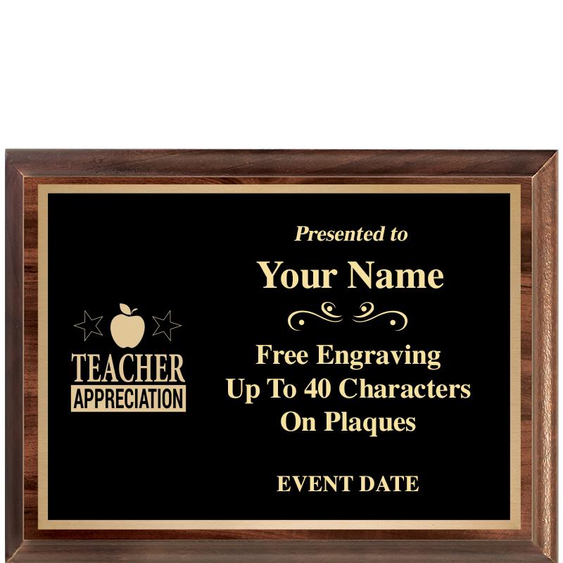 8X6 CLASSIC WOOD PLAQUE