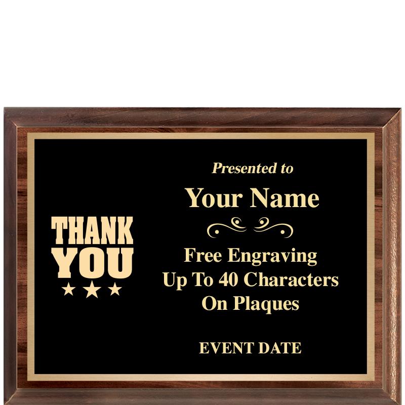 8X6 CLASSIC WOOD PLAQUE