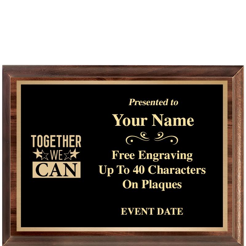 8X6 CLASSIC WOOD PLAQUE