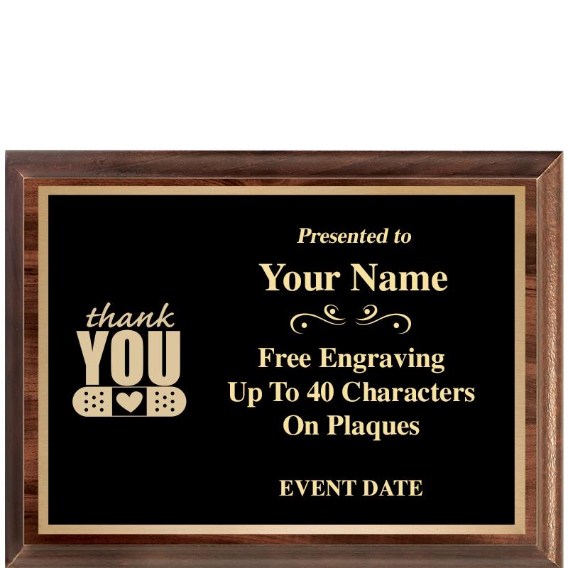 8X6 CLASSIC WOOD PLAQUE