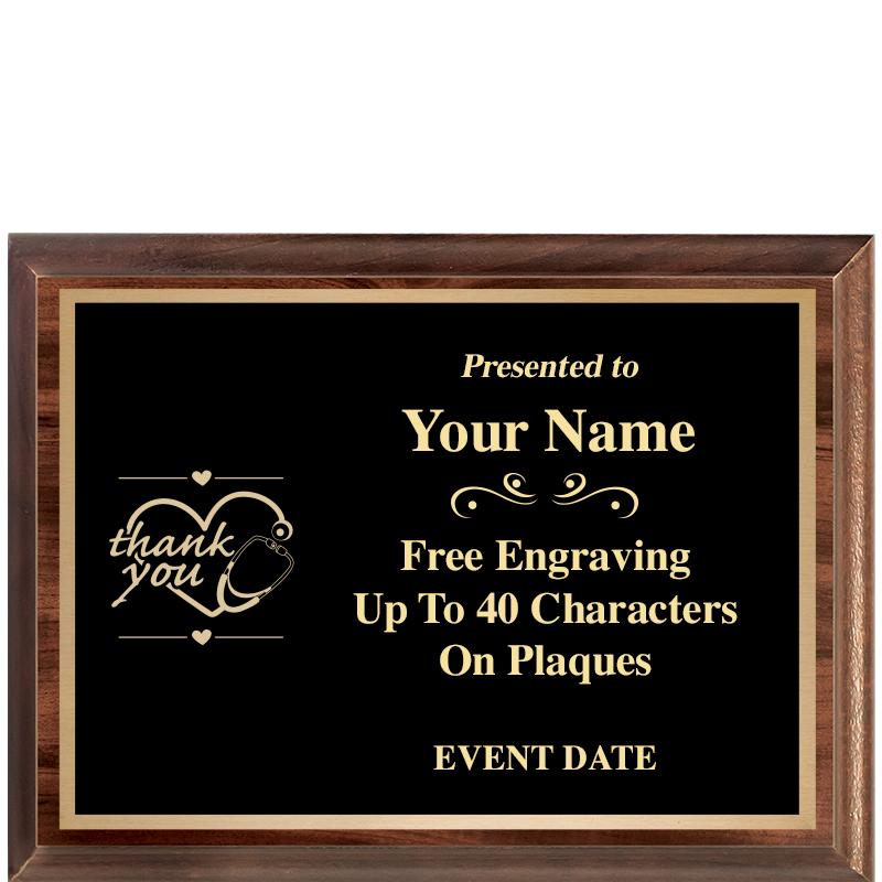 8X6 CLASSIC WOOD PLAQUE