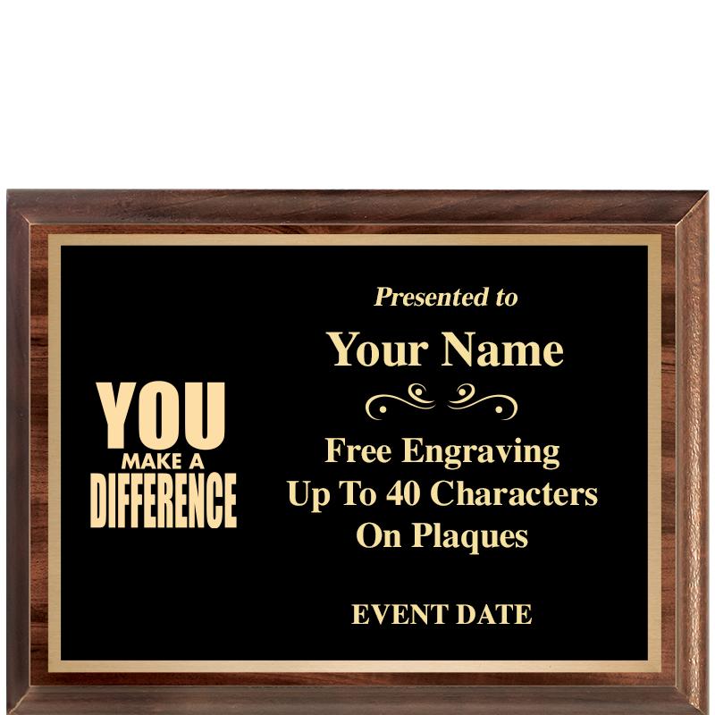 8X6 CLASSIC WOOD PLAQUE